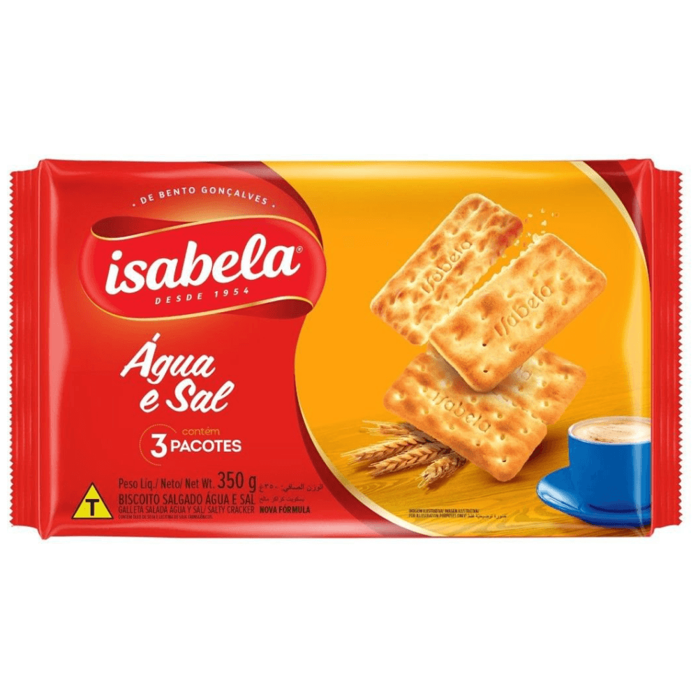 Biscoito Água e Sal Isabela 350g